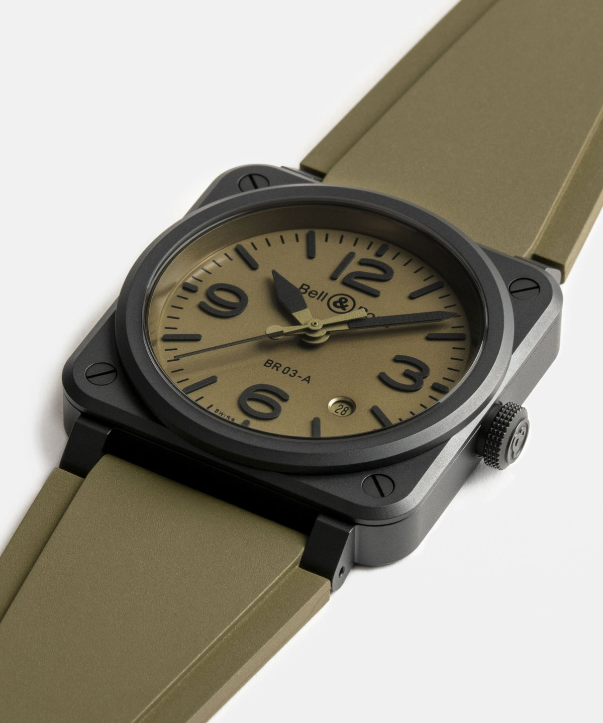Bell & Ross Watch BR-03 Military Ceramic BR03A-MIL-CE/SRB