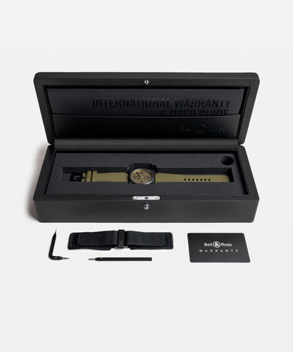 Bell & Ross Watch BR-03 Military Ceramic BR03A-MIL-CE/SRB