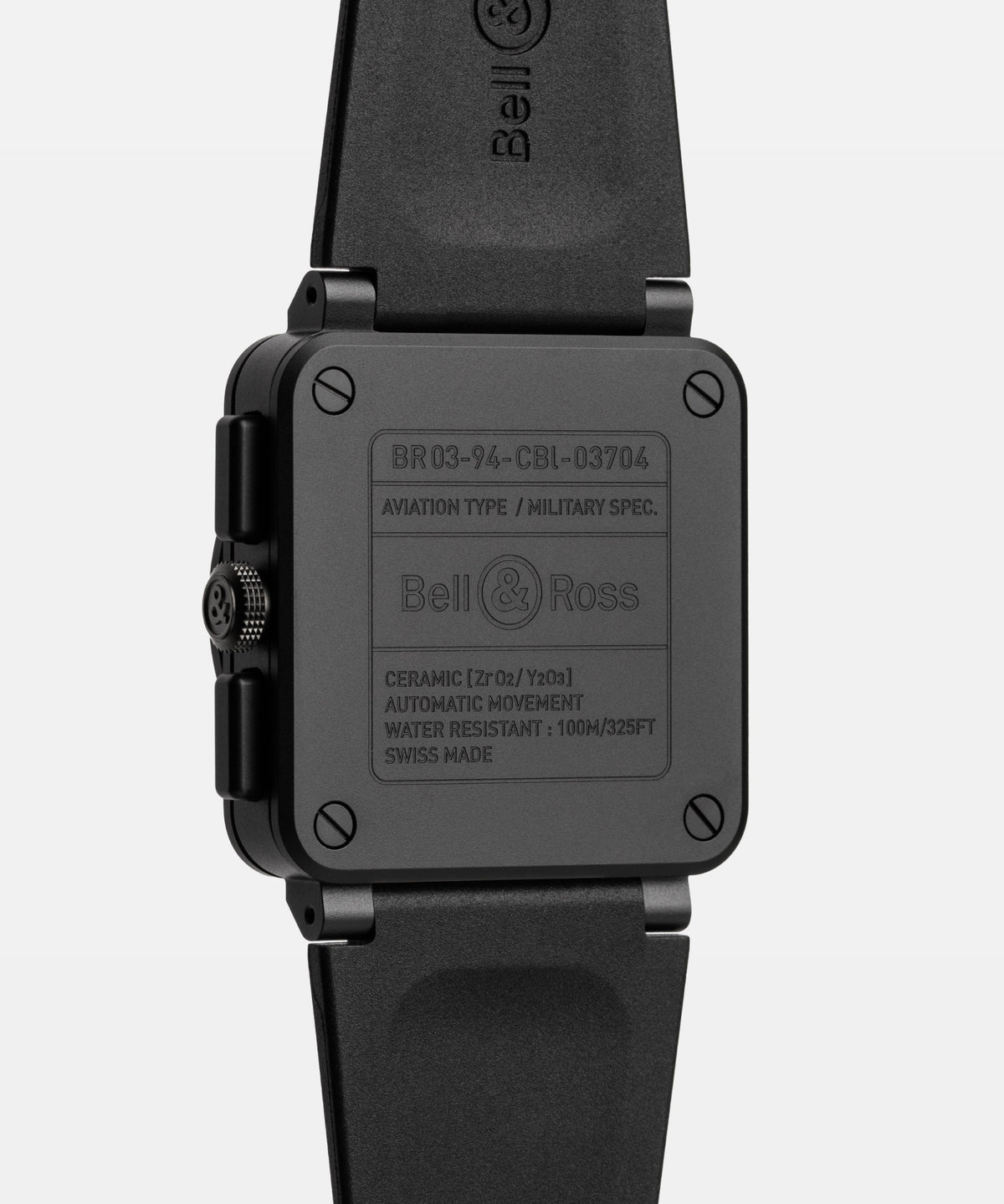 Bell & Ross Watch BR-03 Chrono Black Matte BR0394-BL-CE