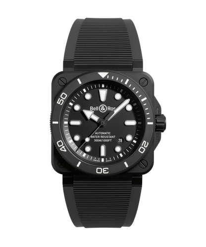 Bell & Ross Watch BR-03 Diver Black Matte Ceramic BR03A-D-BL-CE/SRB