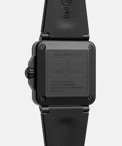 Bell & Ross Montre BR-03  Diver Lum Outline BR03A-D-OL-CE/SRB
