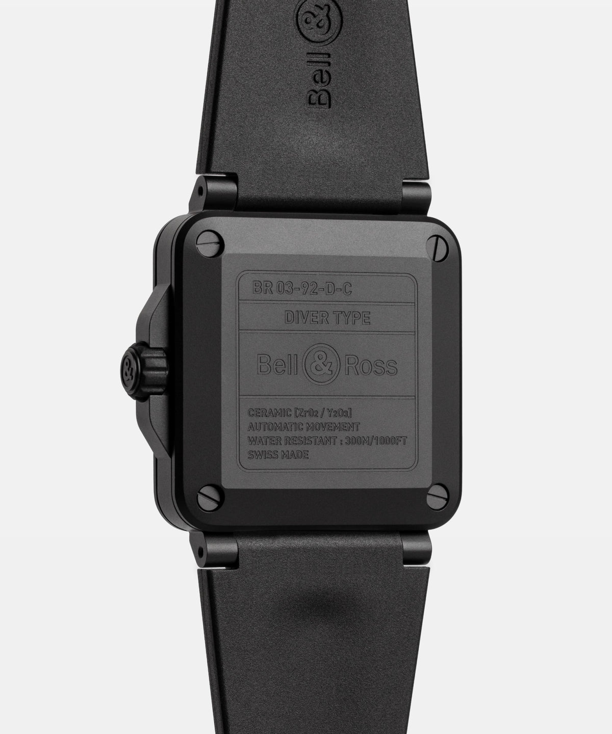 Bell & Ross Watch BR-03 Diver Black Matte Ceramic BR03A-D-BL-CE/SRB