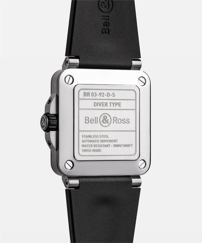 Bell & Ross Watch BR-03 Diver Black Steel BR03A-D-BL-ST/SRB