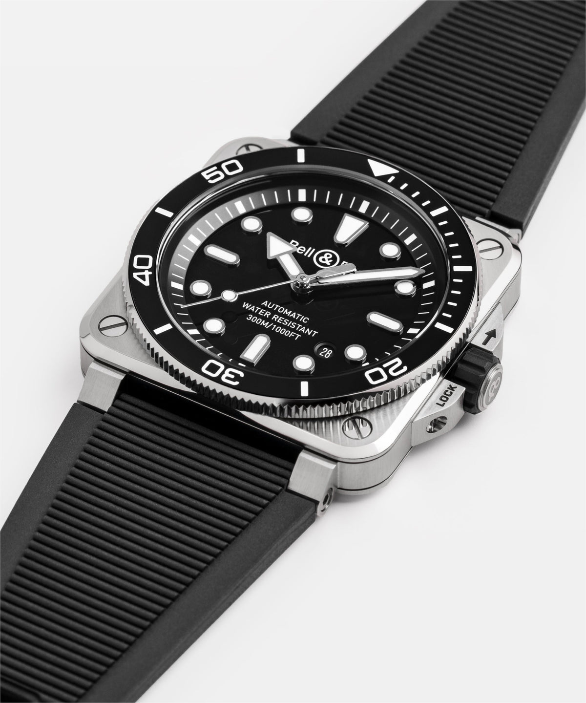 Bell & Ross Watch BR-03 Diver Black Steel BR03A-D-BL-ST/SRB