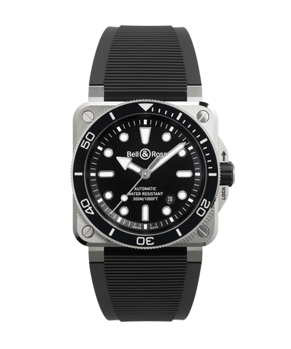 Bell & Ross Watch BR-03 Diver Black Steel BR03A-D-BL-ST/SRB
