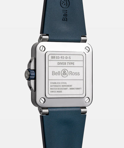 Bell & Ross Watch BR-03 Diver Blue Steel BR03A-D-BLU-ST/SRB