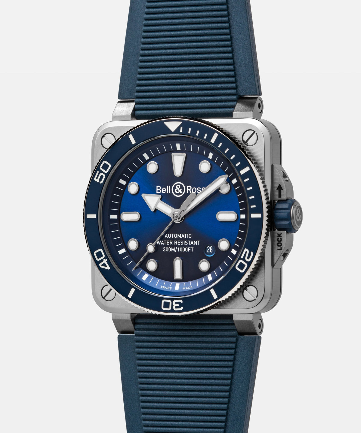 Bell & Ross Watch BR-03 Diver Blue Steel BR03A-D-BLU-ST/SRB