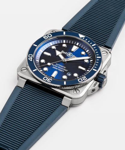 Bell & Ross Watch BR-03 Diver Blue Steel BR03A-D-BLU-ST/SRB