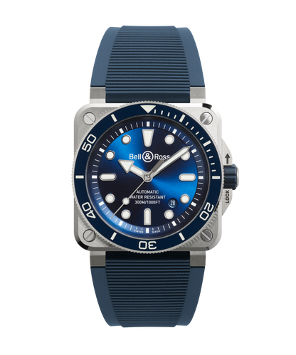Bell & Ross Watch BR-03 Diver Blue Steel BR03A-D-BLU-ST/SRB