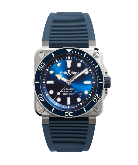 Bell & Ross Watch BR-03 Diver Blue Steel BR03A-D-BLU-ST/SRB
