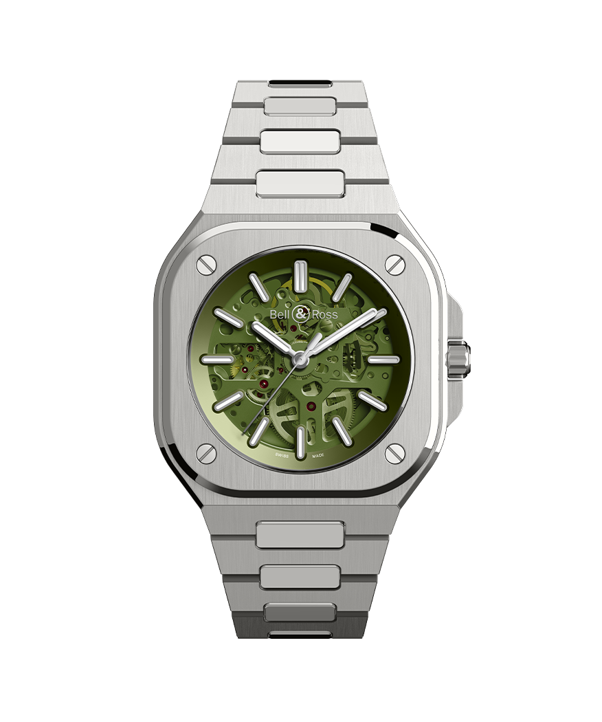 Bell & Ross Watch BR 05 SKELETON GREEN BR05A-GN-SKST/SST