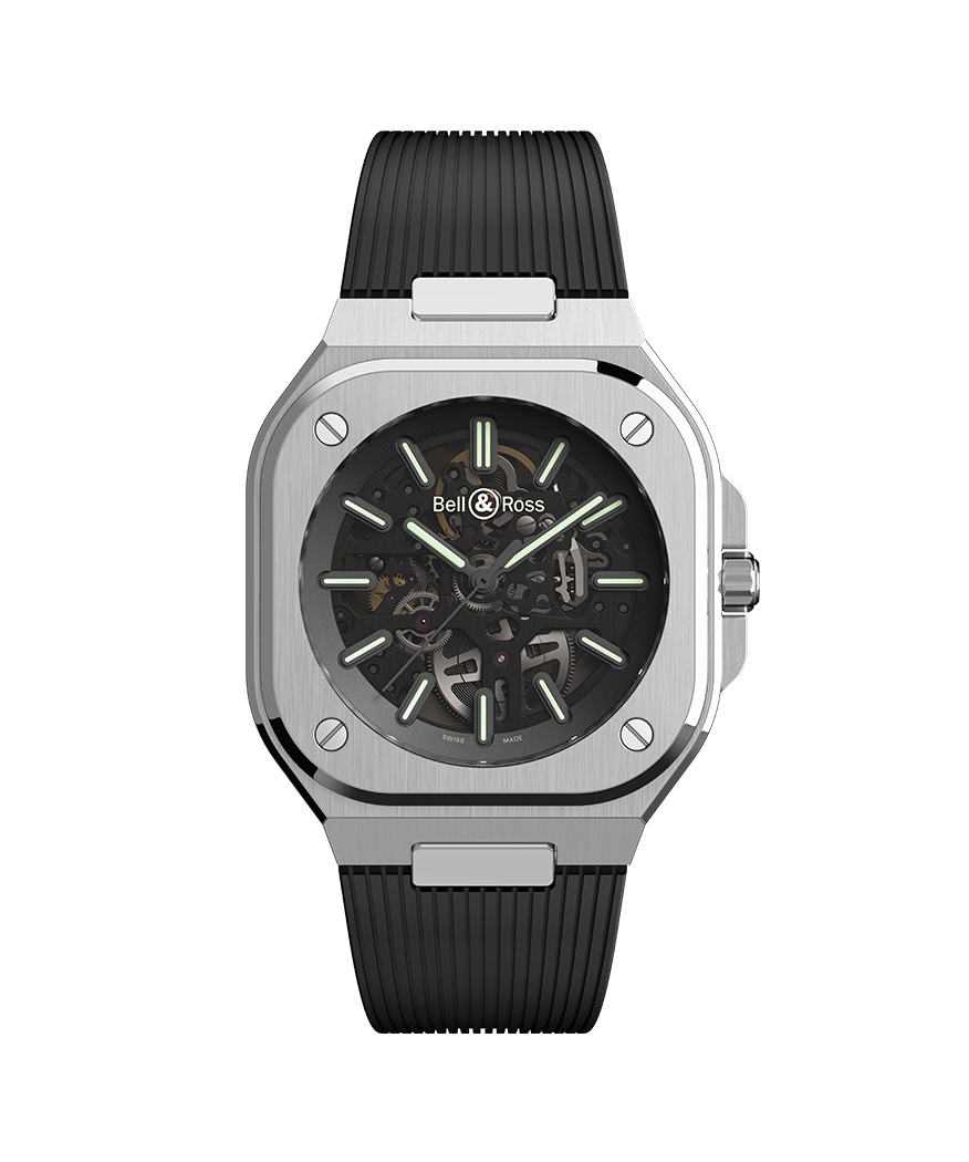 Bell & Ross Watch BR 05 SKELETON NIGHTLUM BR05A-BL-SK-ST/SRB