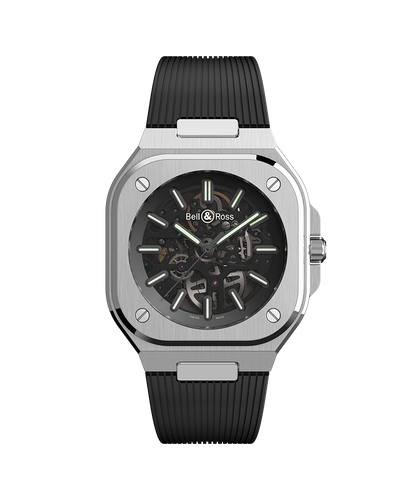 Bell & Ross Watch BR 05 SKELETON NIGHTLUM BR05A-BL-SK-ST/SRB