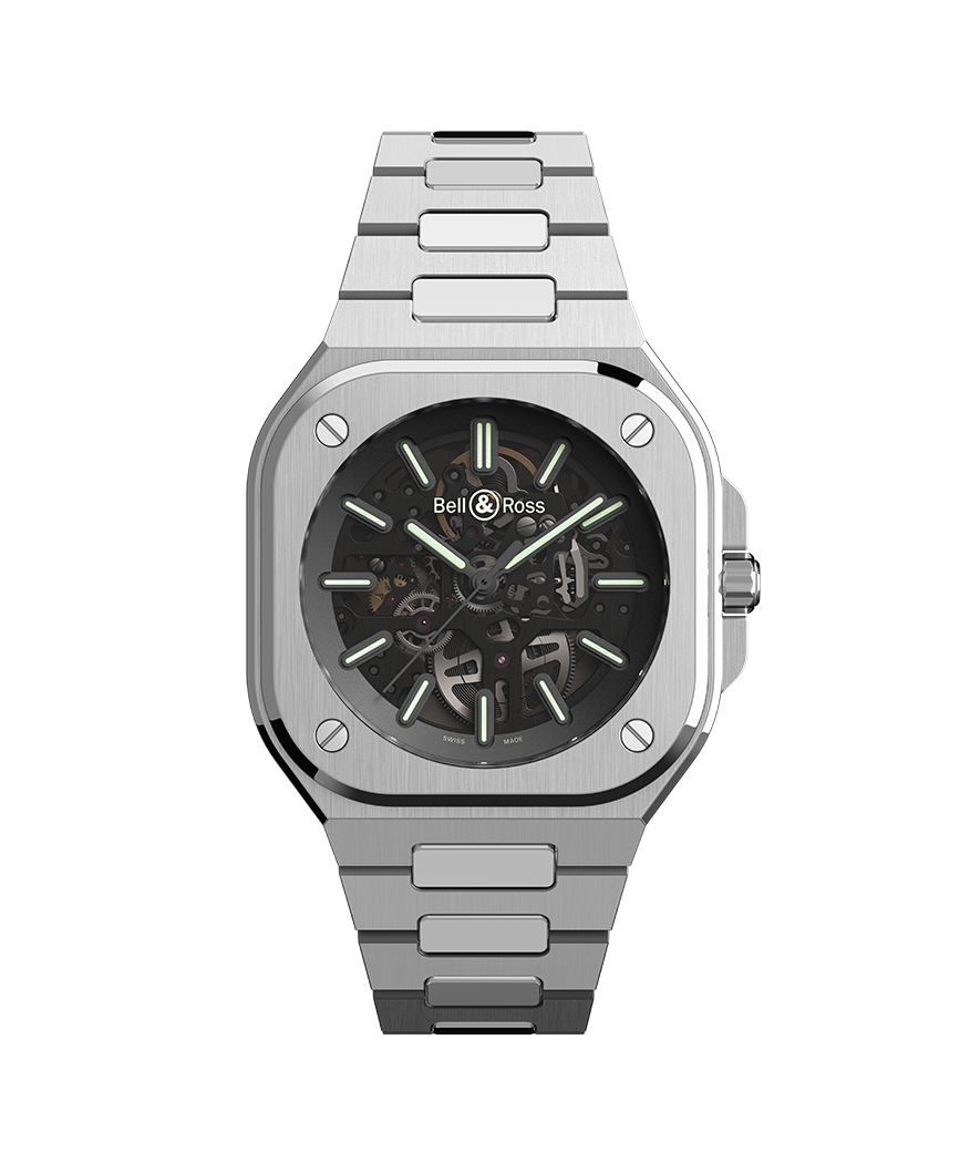 Bell & Ross Watch BR 05 SKELETON NIGHTLUM BR05A-BL-SK-ST/SST