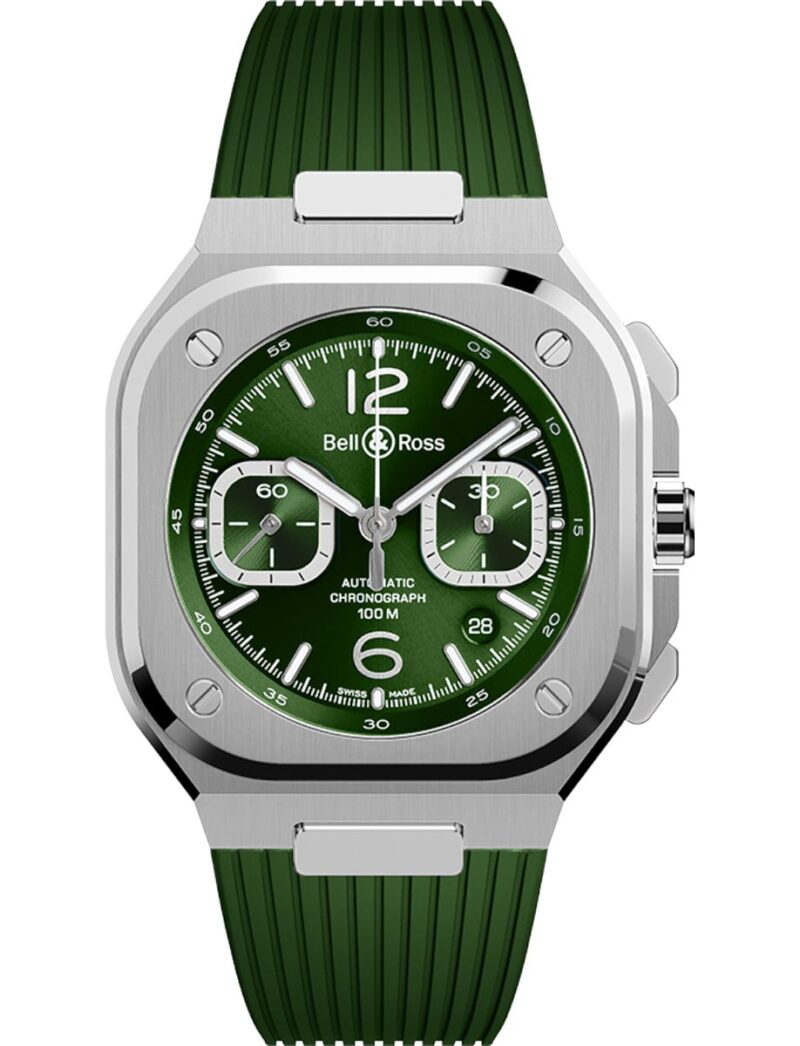 BR 05 Chrono Green Steel