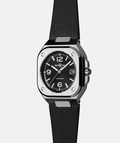 Bell & Ross Montre BR-05 Black Steel BR05A-BL-ST/SRB