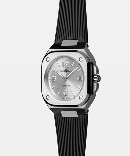 Bell & Ross Montre BR-05 Grey Steel BR05A-GR-ST/SRB