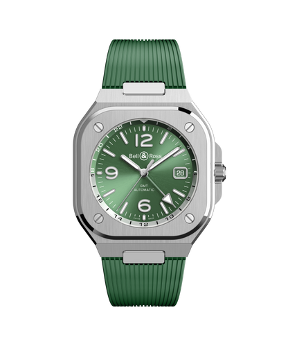 Bell & Ross Montre BR-05 GMT Green Steel BR05G-GN-ST/SRB