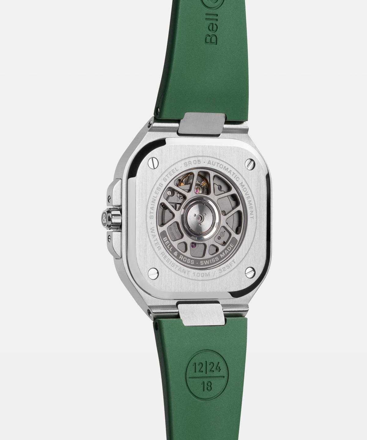 Bell & Ross Montre BR-05 GMT Green Steel BR05G-GN-ST/SRB
