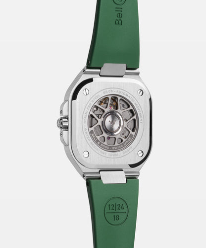 Bell & Ross Montre BR-05 GMT Green Steel BR05G-GN-ST/SRB