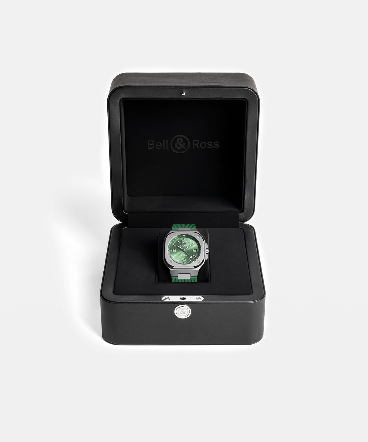 Bell & Ross Montre BR-05 GMT Green Steel BR05G-GN-ST/SRB