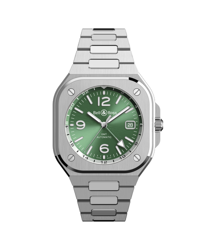 Bell & Ross Montre BR-05 GMT Green Steel BR05G-GN-ST/SST