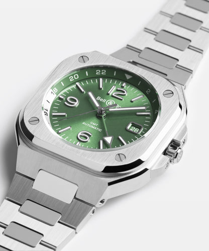 Bell & Ross Montre BR-05 GMT Green Steel BR05G-GN-ST/SST