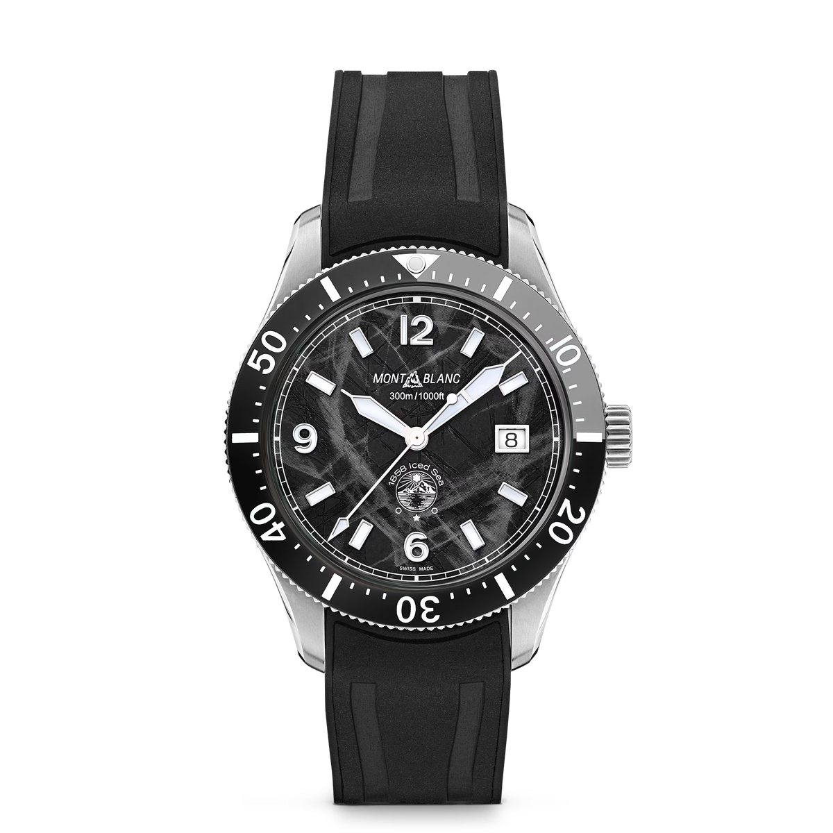 Montblanc Iced Sea Automatic Date - Steel - Ceramic - Black - Montblanc® US MB129372