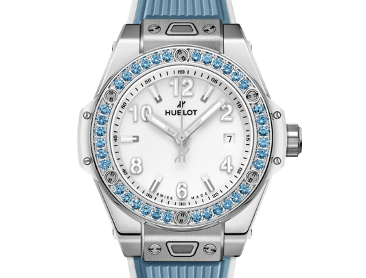 Hublot Big Bang One Click Joyful Steel Sky Blue 33 mm 485.SL.2210.RX.1207