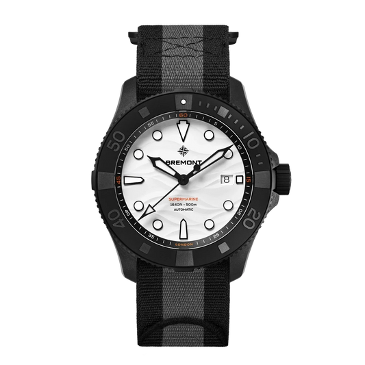 Bremont Watches | Mens | Supermarine Supermarine Full Ceramic, Polar White SM43-DT-BKCER-WH-N-S