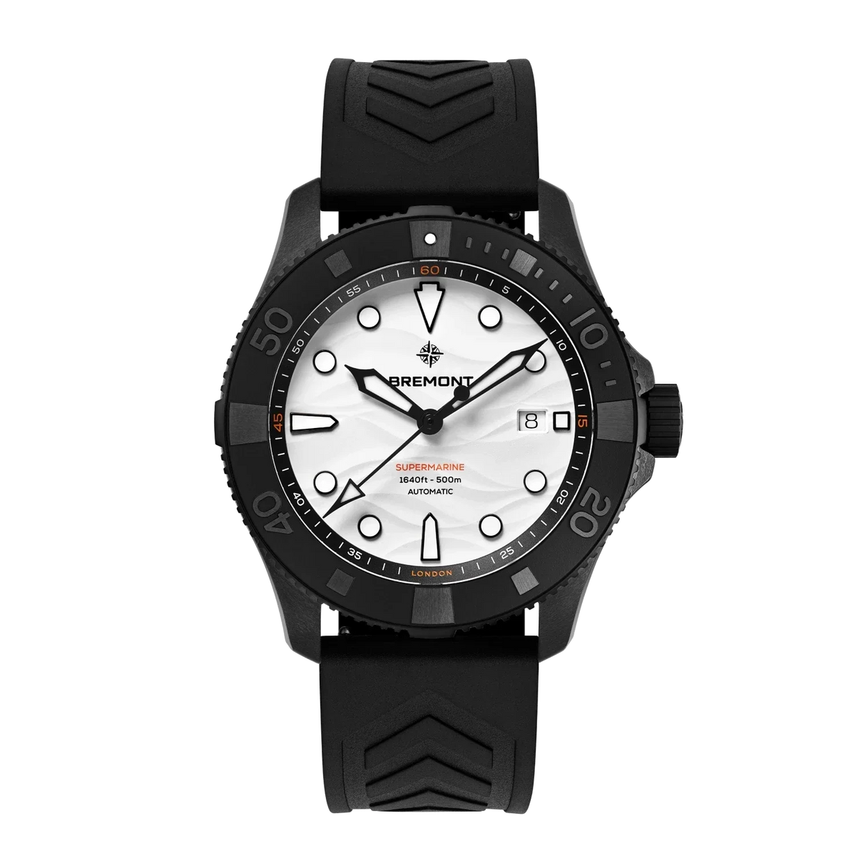 Bremont Watches | Mens | Supermarine Supermarine Full Ceramic, Polar White SM43-DT-BKCER-WH-R-S
