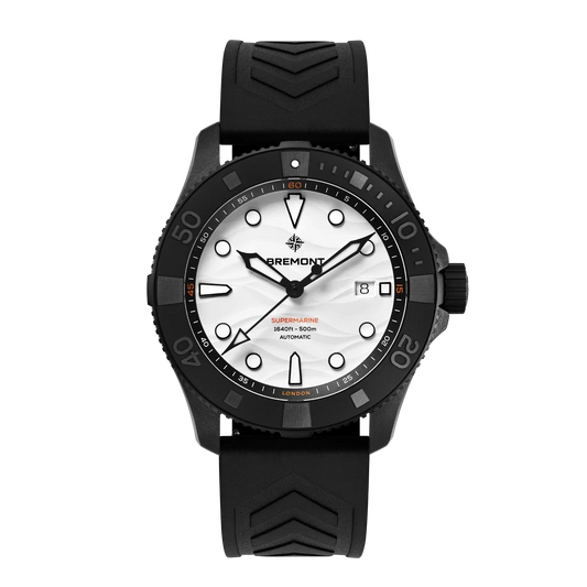 Bremont Watches | Mens | Supermarine Supermarine Full Ceramic, Polar White SM43-DT-BKCER-WH-R-S