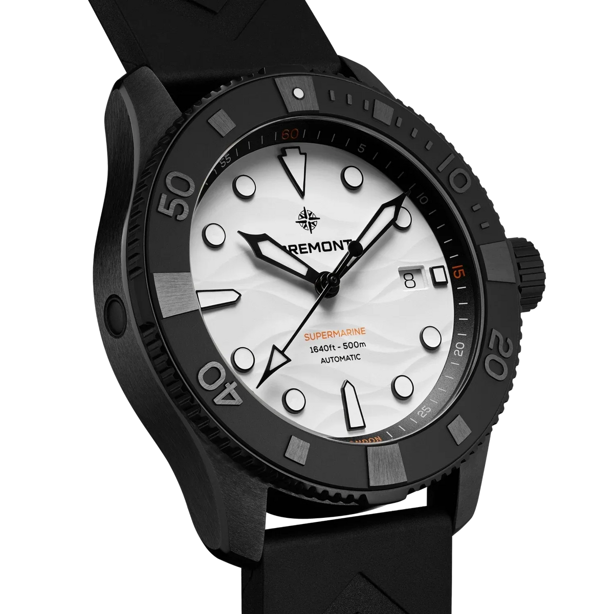 Bremont Watches | Mens | Supermarine Supermarine Full Ceramic, Polar White SM43-DT-BKCER-WH-R-S