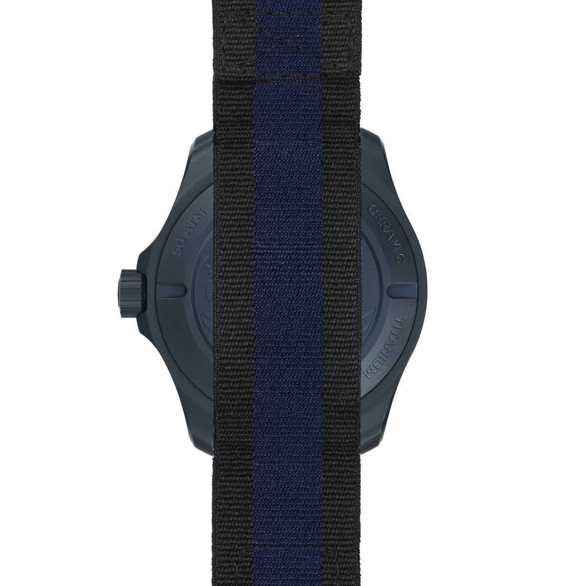 Bremont Watches | Mens | Supermarine Supermarine Full Ceramic Deep Blue Nato Strap SM43-DT-BLCER-BK-N-S