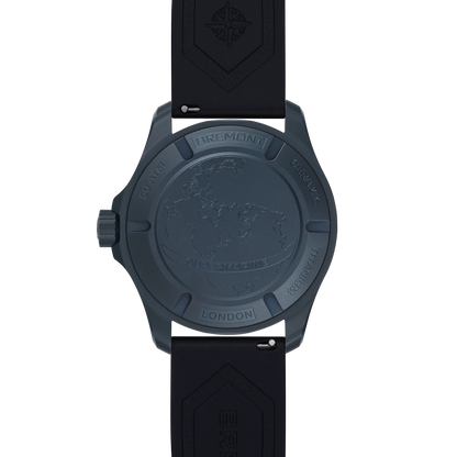 Bremont Watches | Mens | Supermarine Supermarine Full Ceramic Deep Blue Rubber Strap SM43-DT-BLCER-BK-R-S