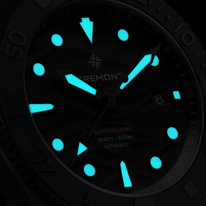 Bremont Watches | Mens | Supermarine Supermarine Full Ceramic Deep Blue Rubber Strap SM43-DT-BLCER-BK-R-S