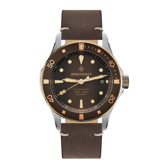 Bremont Watches | Mens | Supermarine Supermarine 300M Date, Bi-Colour SM40-DT-BI-BR-L-S