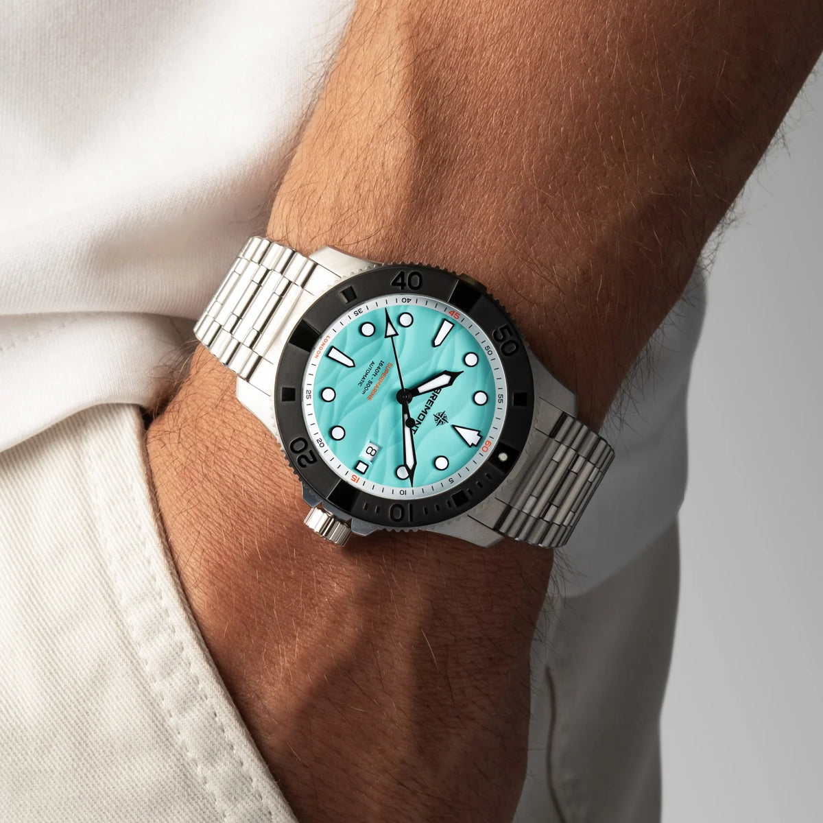 Bremont Watches | Mens | Supermarine Supermarine 500m, Caribbean Exclusive SM43-DT-SS-TR-TQ-B