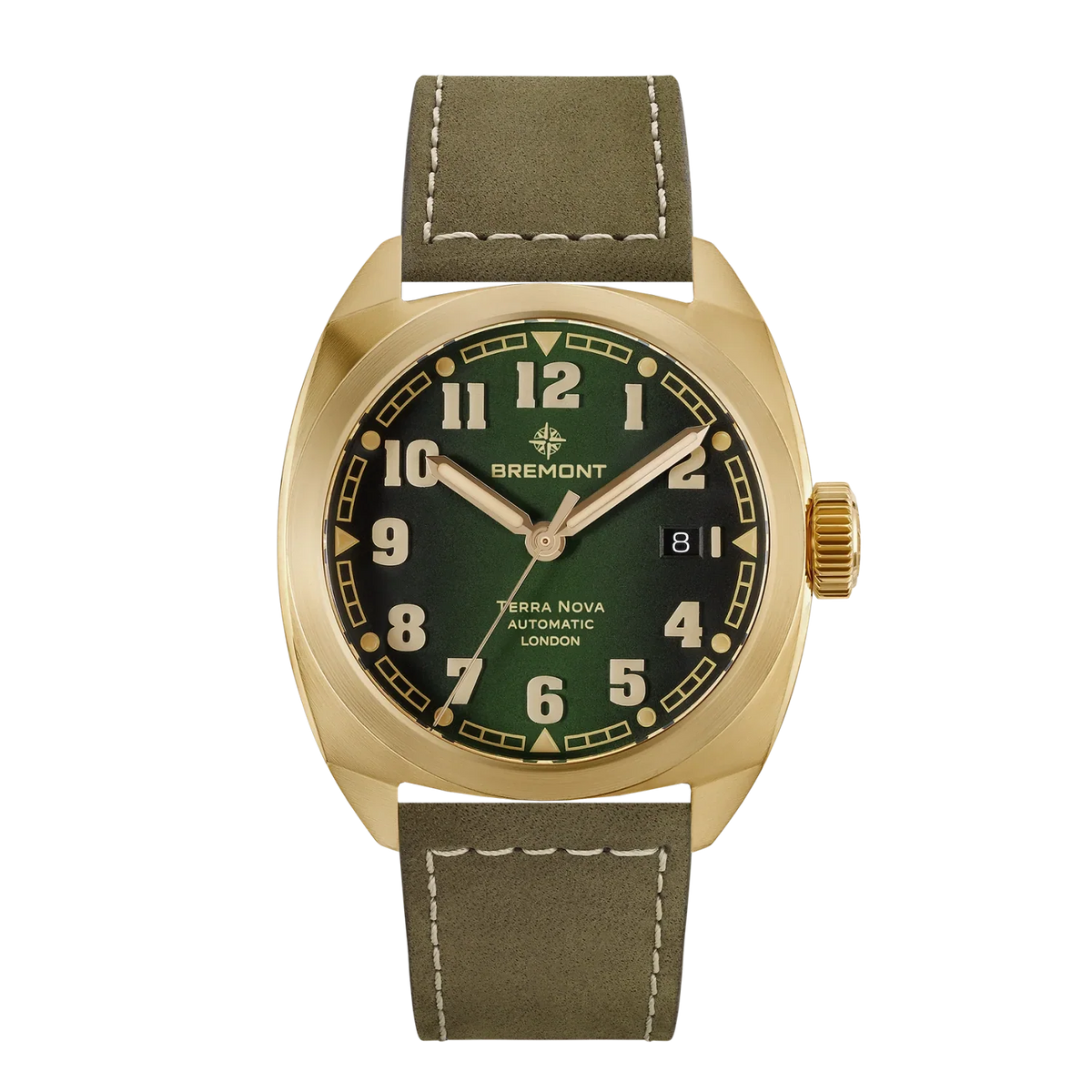 Bremont Watches | Mens | Terra Nova Terra Nova 40.5 Date Bronze TN40-DT-BZ-GN-L-S