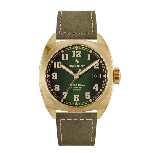 Bremont Watches | Mens | Terra Nova Terra Nova 40.5 Date Bronze TN40-DT-BZ-GN-L-S