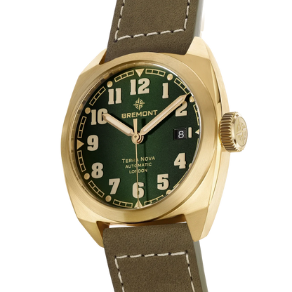 Bremont Watches | Mens | Terra Nova Terra Nova 40.5 Date Bronze TN40-DT-BZ-GN-L-S