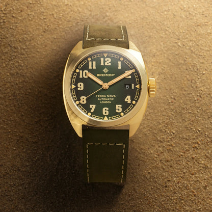 Bremont Watches | Mens | Terra Nova Terra Nova 40.5 Date Bronze TN40-DT-BZ-GN-L-S