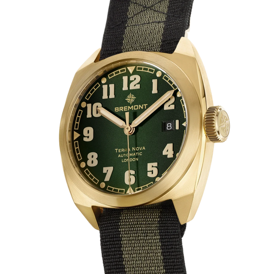 Bremont Watches | Mens | Terra Nova Terra Nova 40.5 Date Bronze TN40-DT-BZ-GN-N-S