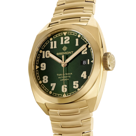 Bremont Watches | Mens | Terra Nova Terra Nova 40.5 Date Bronze TN40-DT-BZ-GN-B