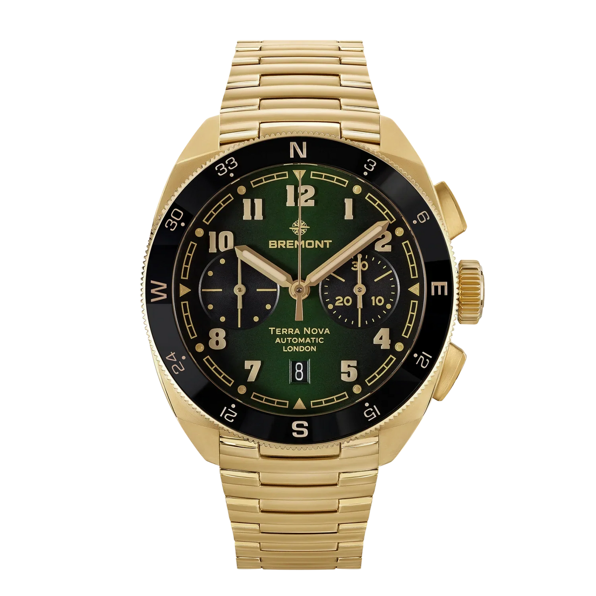 Bremont Watches | Mens | Terra Nova Terra Nova 42.5 Chronograph Bronze TN42-CHR-BZ-GN-B