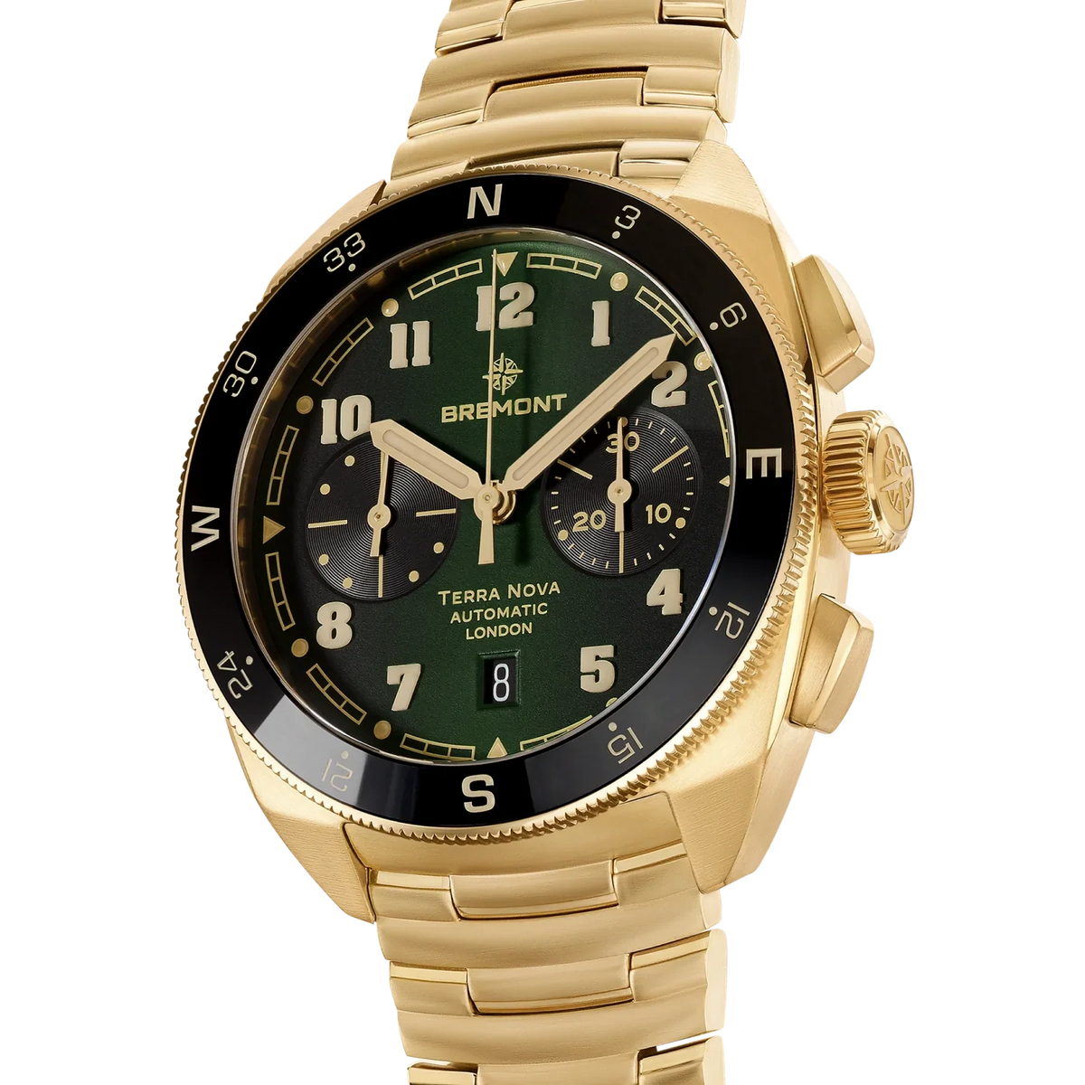 Bremont Watches | Mens | Terra Nova Terra Nova 42.5 Chronograph Bronze TN42-CHR-BZ-GN-B