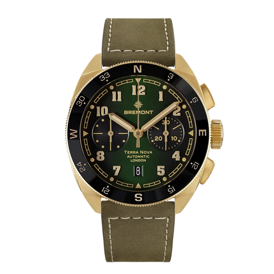 Bremont Watches | Mens | Terra Nova Terra Nova 42.5 Chronograph Bronze TN42-CHR-BZ-GN-L-S