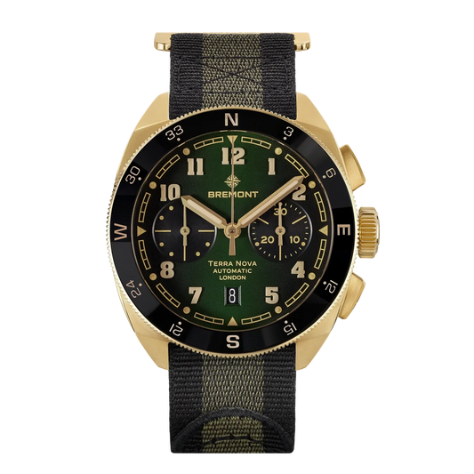 Bremont Watches | Mens | Terra Nova Terra Nova 42.5 Chronograph Bronze TN42-CHR-BZ-GN-N-S