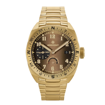 Bremont Watches | Mens | Terra Nova Terra Nova 40.5 Power Reserve Bronze TN40-PWR-BZ-BR-B