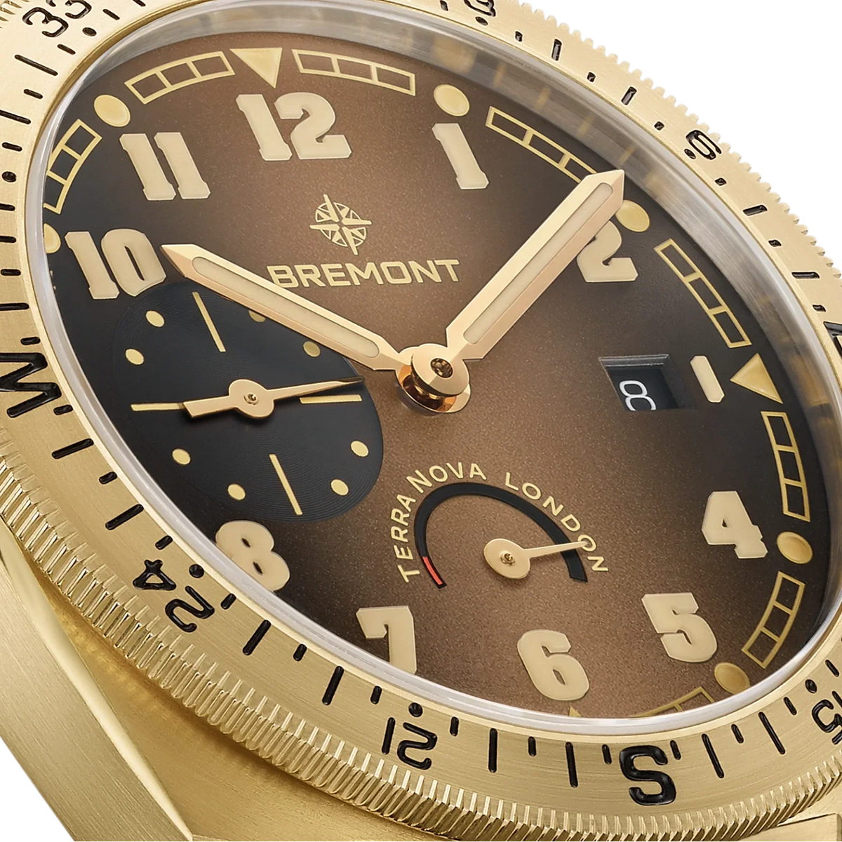 Bremont Watches | Mens | Terra Nova Terra Nova 40.5 Power Reserve Bronze TN40-PWR-BZ-BR-B
